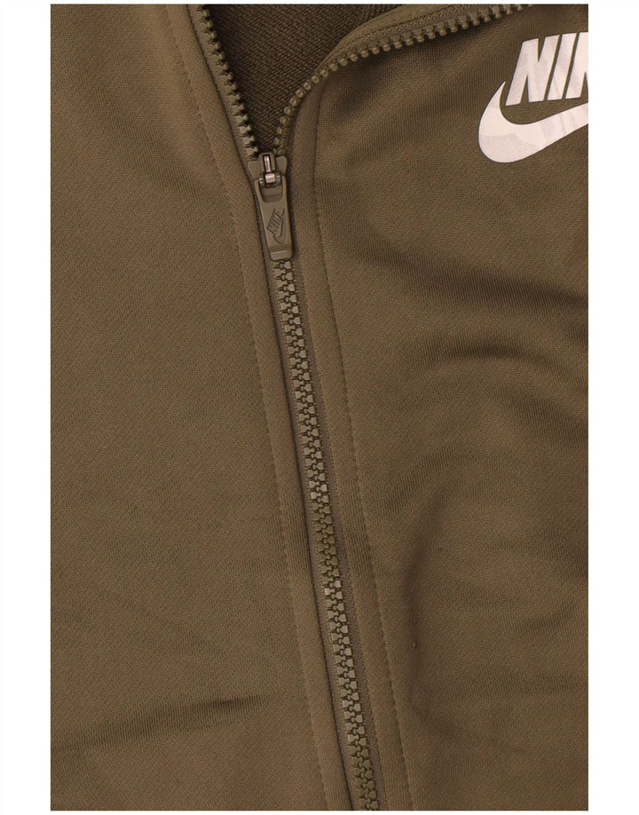Μπουφάν Nike Boys αθλητική φόρμα 13-14 ετών XL χακί πολυεστέρας