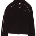REEBOK Γυναικείο Fleece Jacket UK 10 Small Black Polyester