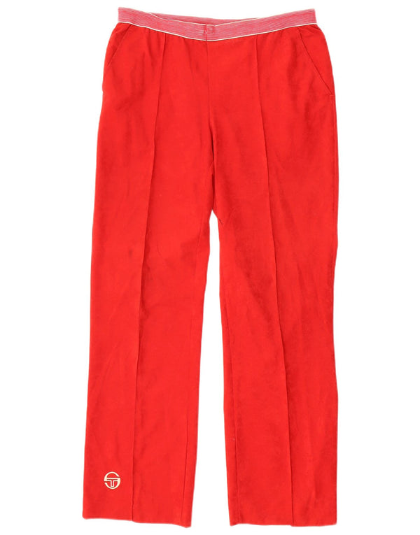 SERGIO TACCHINI Γυναικεία αθλητική φόρμα παντελόνι IT 48 XL W34 L29 Red Triacetate
