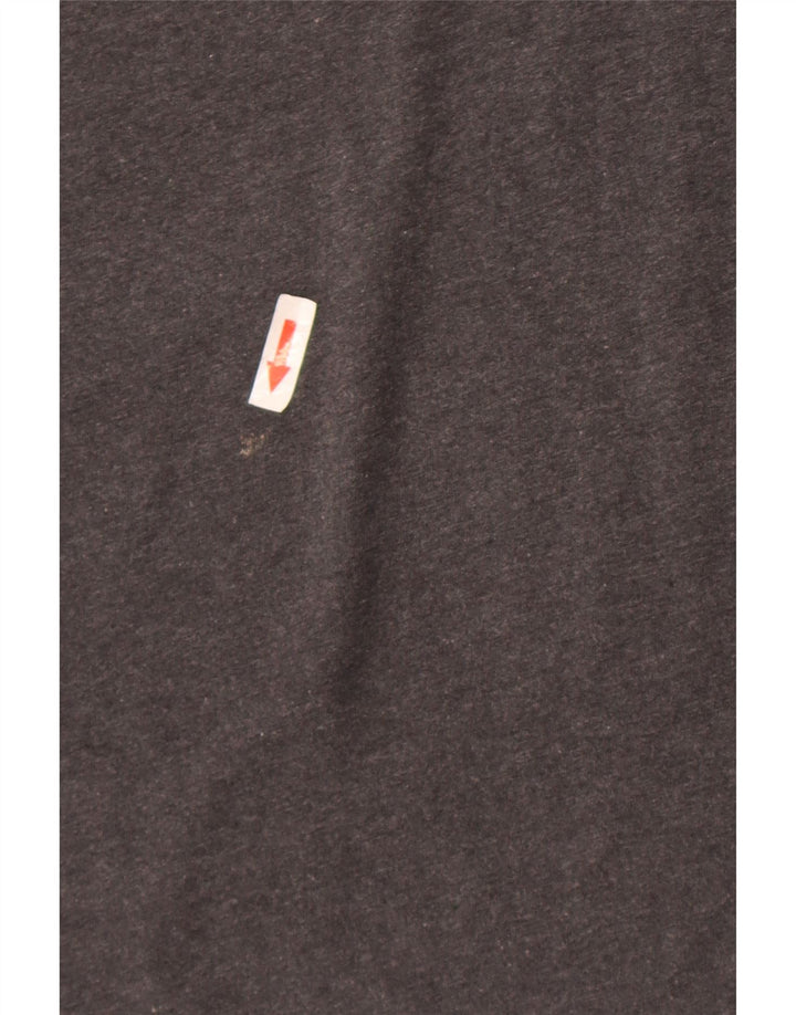 Ανδρικό T-Shirt Hugo Boss Τοπ μεσαίο γκρι βαμβακερό