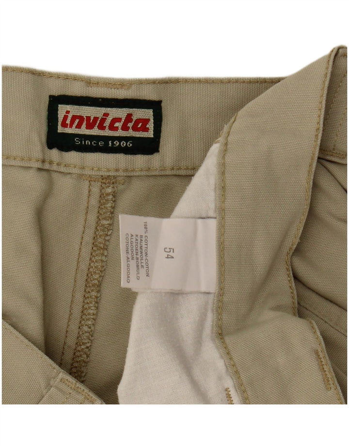 Ανδρικό σορτς Cargo Invicta IT 54 2XL W36 Μπεζ βαμβακερό