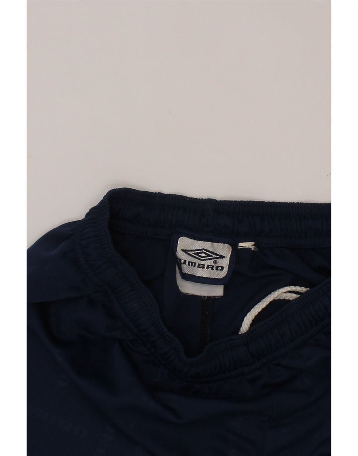 Γραφικό αθλητικό σορτς UMBRO Boys 13-14 ετών Navy Blue Polyester