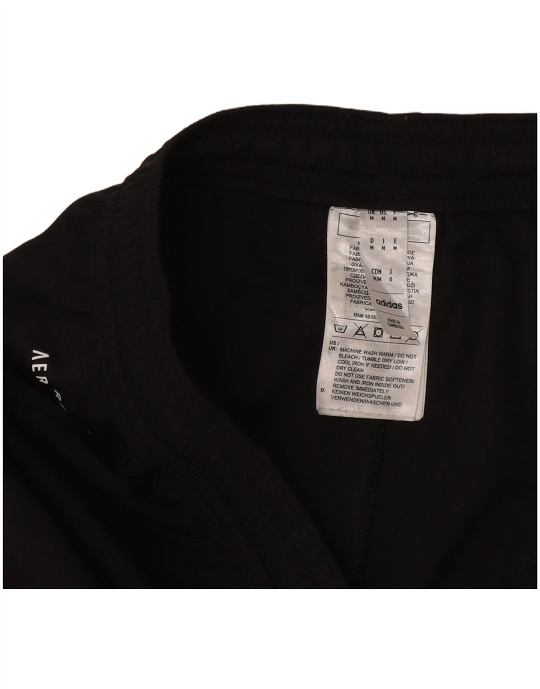 Ανδρικό σορτς Adidas Aeroready Αθλητικό μεσαίο μαύρο πολυεστέρα