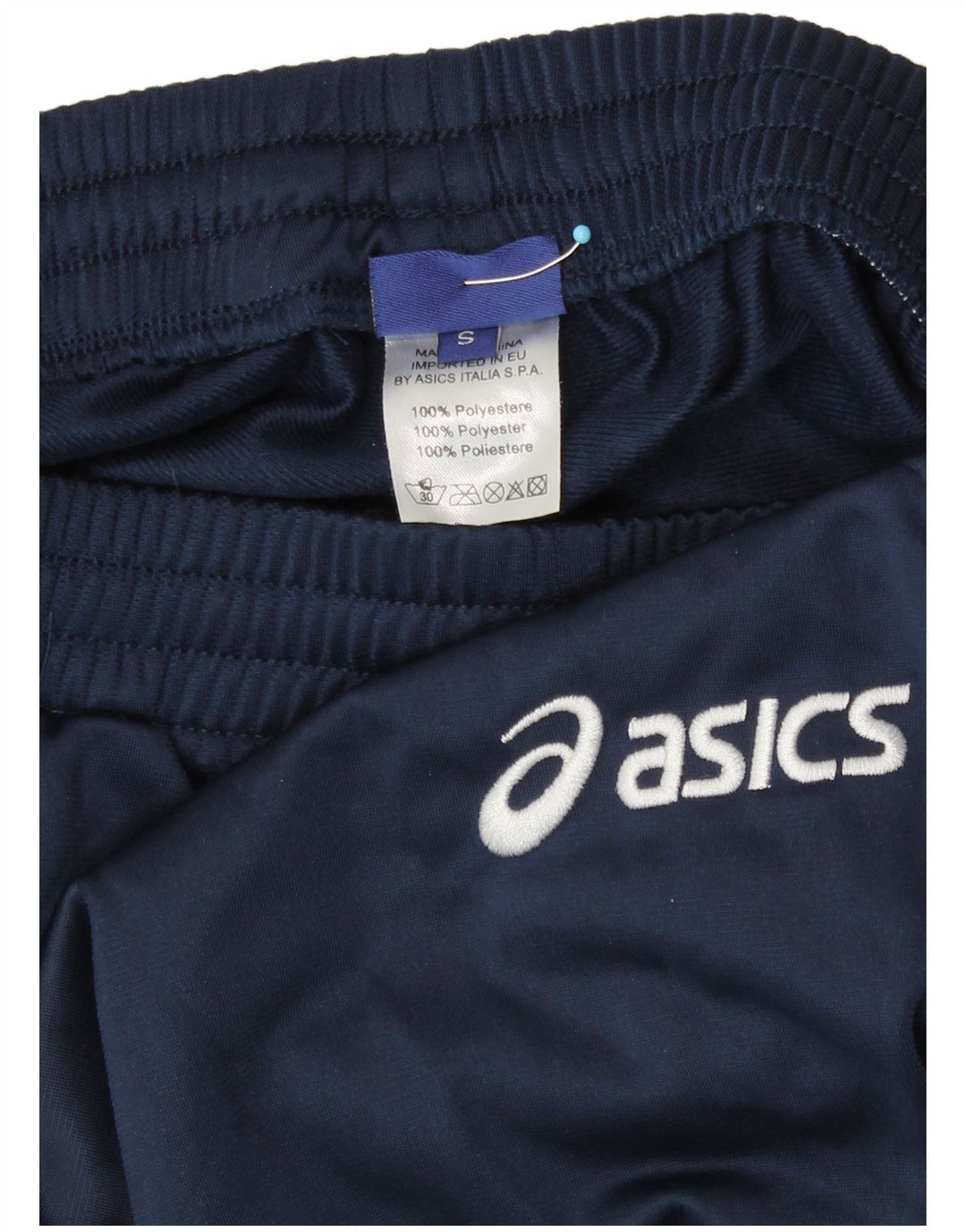 Παντελόνι ανδρικής φόρμας Asics Small Navy Blue Polyester