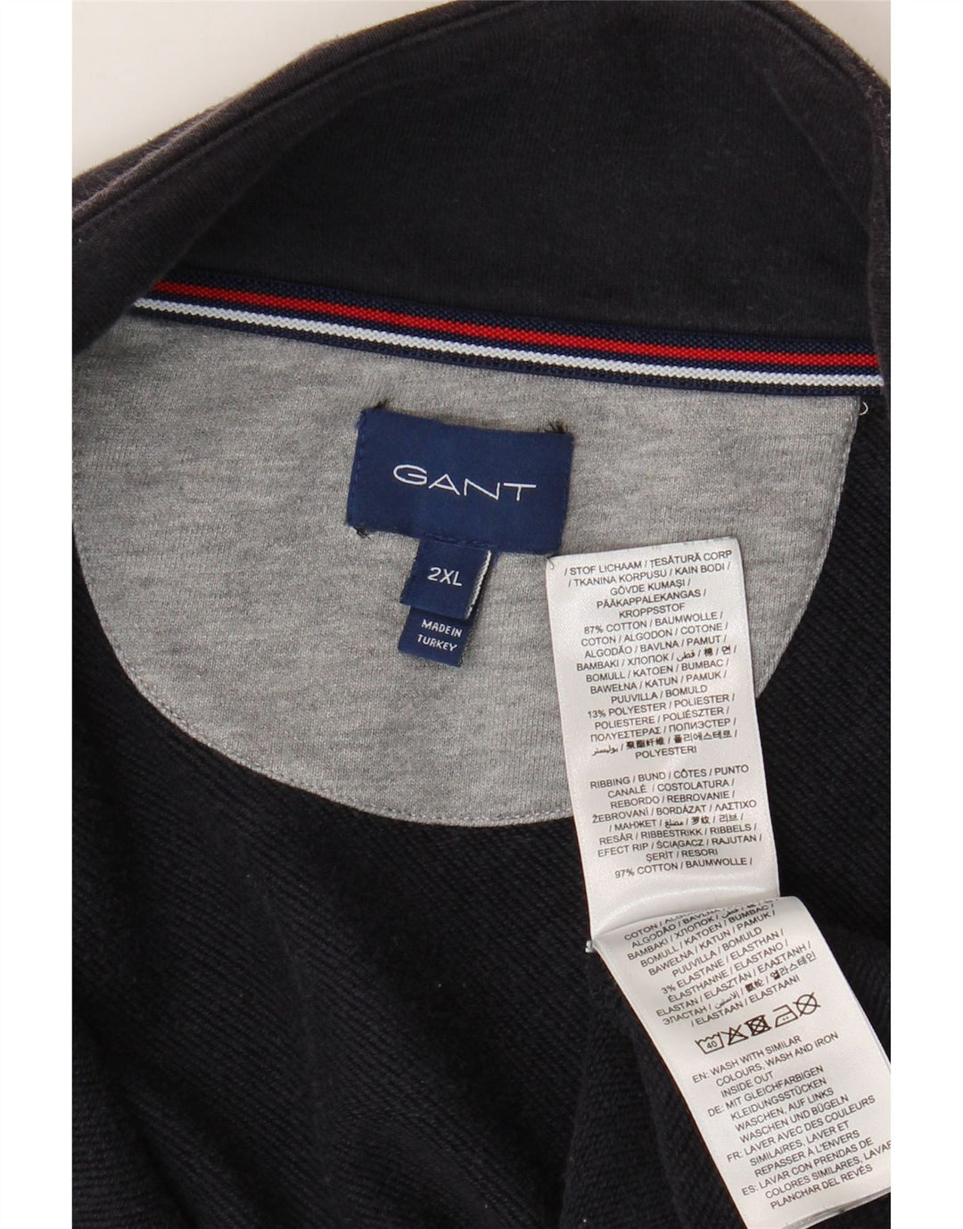 Ανδρική φόρμα GANT Top Jacket 2XL Navy Blue Cotton