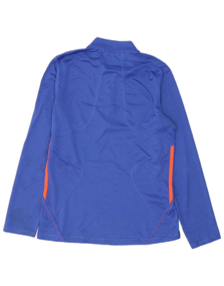 Γυναικεία φόρμα ADIDAS Climalite Pullover Top UK 16/18 Large Blue