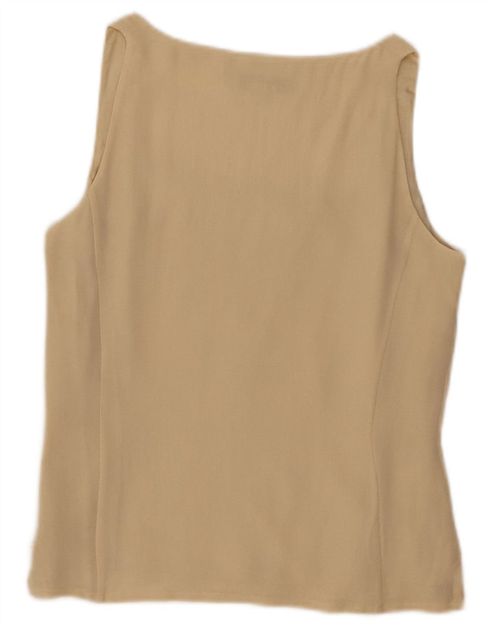 Blunauta Γυναικεία Αμάνικη Μπλούζα Top IT 42 Medium Beige Silk
