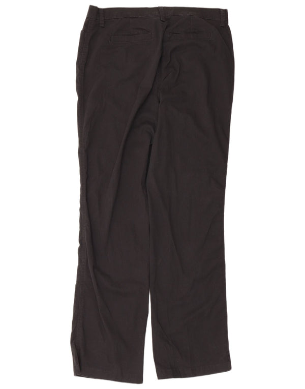 Lee Womens Riders Ψηλόμεσο Casual Παντελόνι US 14 XL W34 L32 Μαύρο