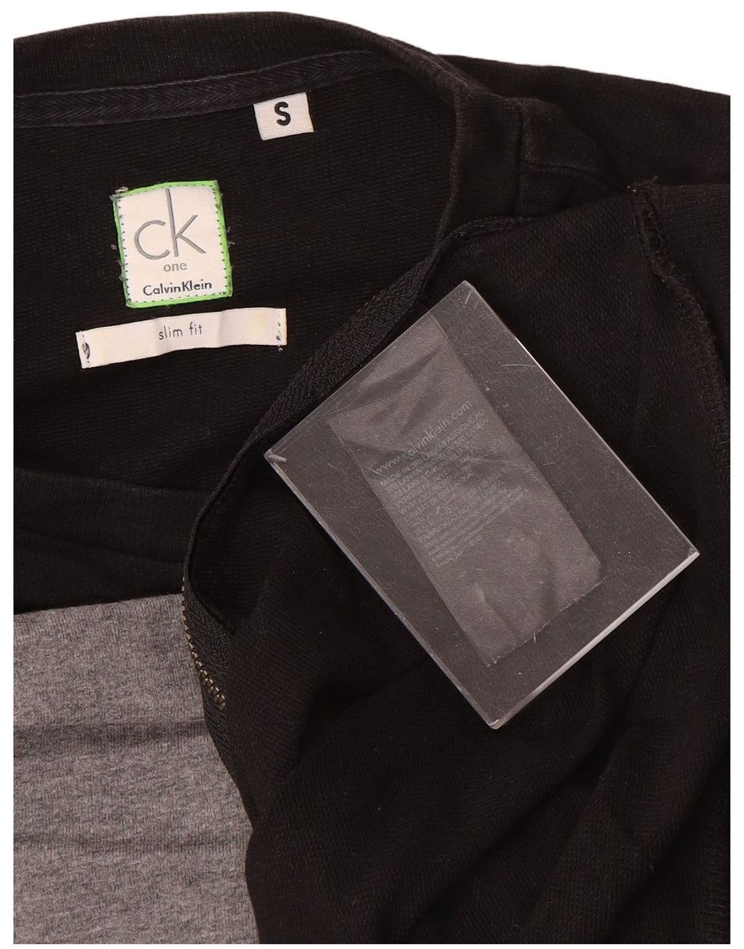 CALVIN KLEIN Γυναικεία φούτερ με λεπτή εφαρμογή Jumper UK 10 Small Black