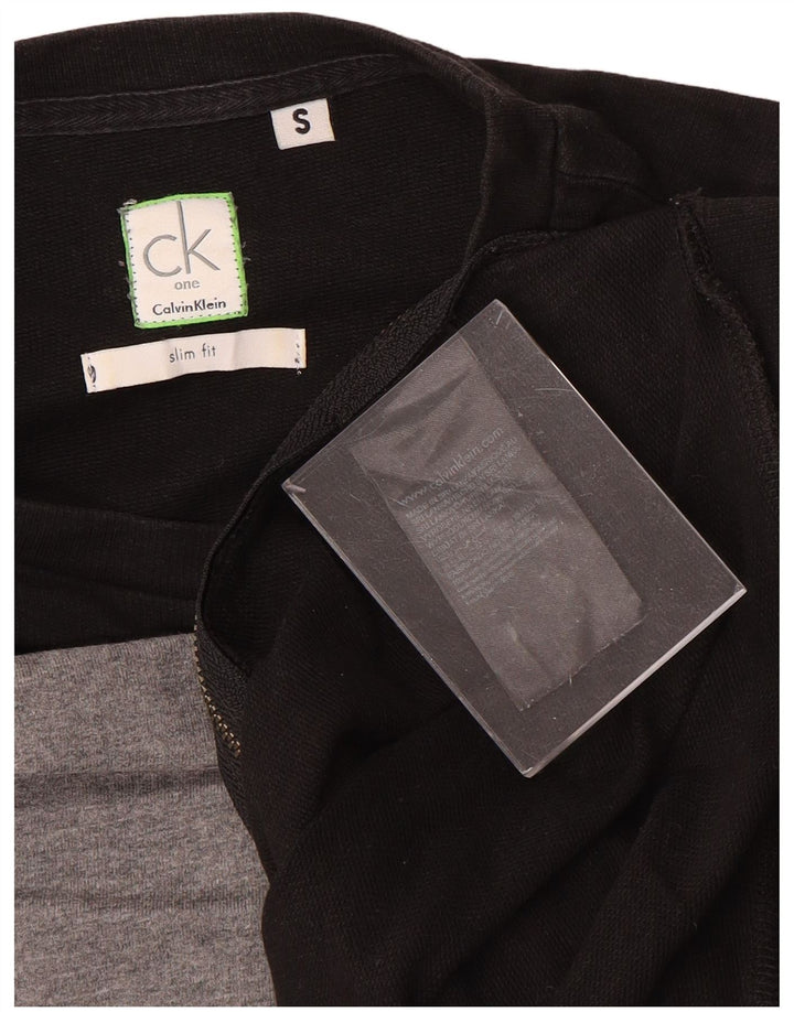 CALVIN KLEIN Γυναικεία φούτερ με λεπτή εφαρμογή Jumper UK 10 Small Black