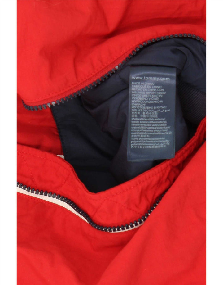 Ανδρικό μπουφάν Tommy Hilfiger UK 36 Small Red Polyamide
