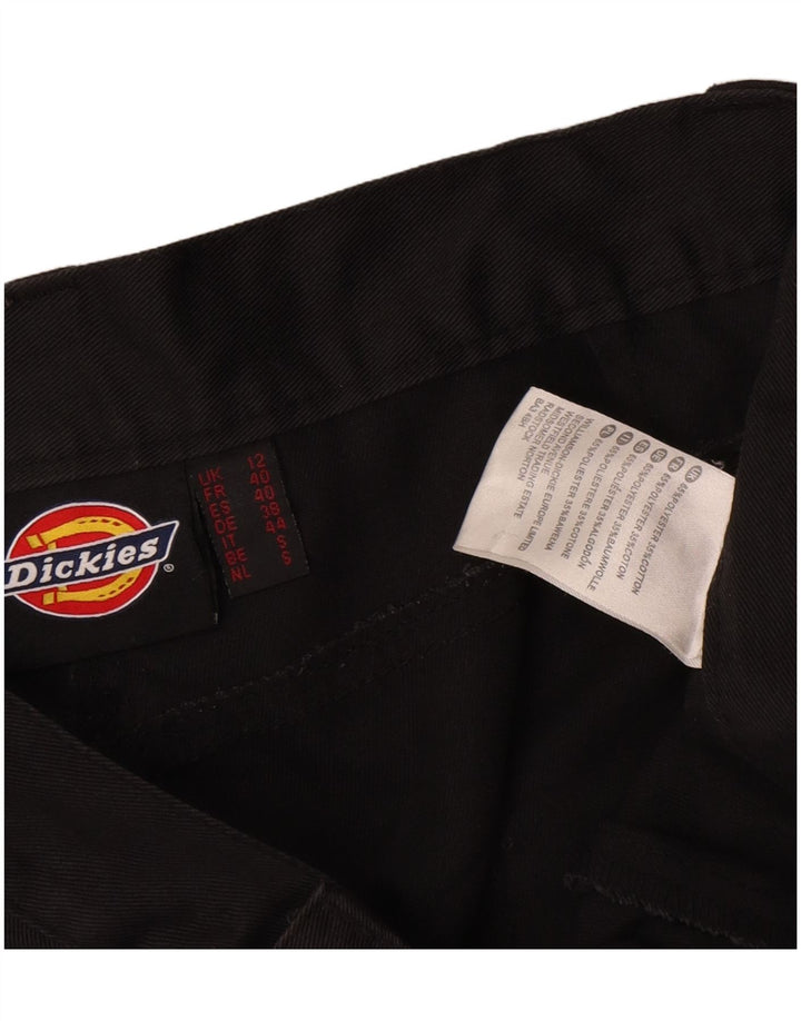 Dickies γυναικείο ίσιο παντελόνι Cargo UK 12 Medium W36 L31 μαύρο πολυεστέρα
