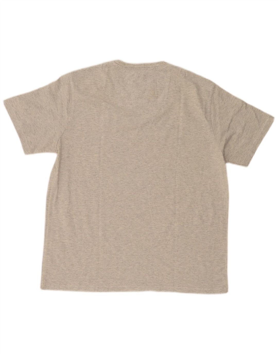 FAT FACE Ανδρικό γραφικό T-Shirt Top Large Grey Flecked βαμβακερό