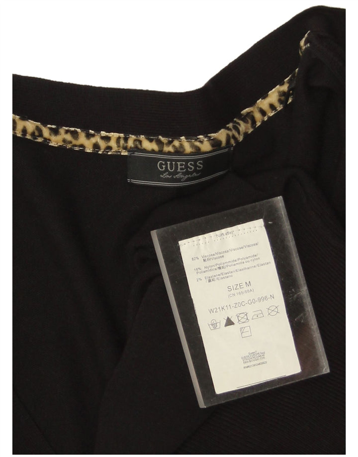 Guess Γυναικείο φόρεμα άλτης UK 14 μεσαία μαύρη βισκόζη