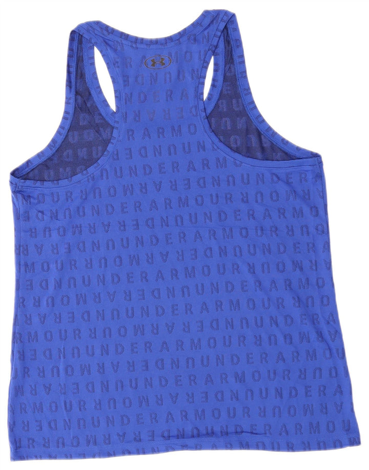 Γυναικείο γραφικό γιλέκο UNDER Armour Top UK 18 XL Blue Polyester