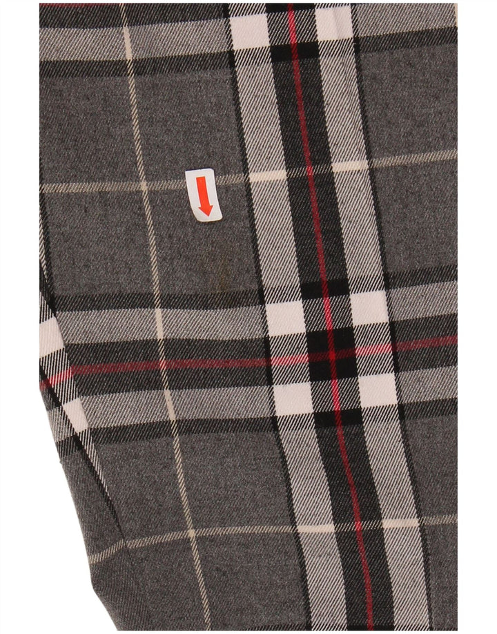 MARLBORO CLASSICS Γυναικείο ίσιο casual παντελόνι W34 L27 Grey Check