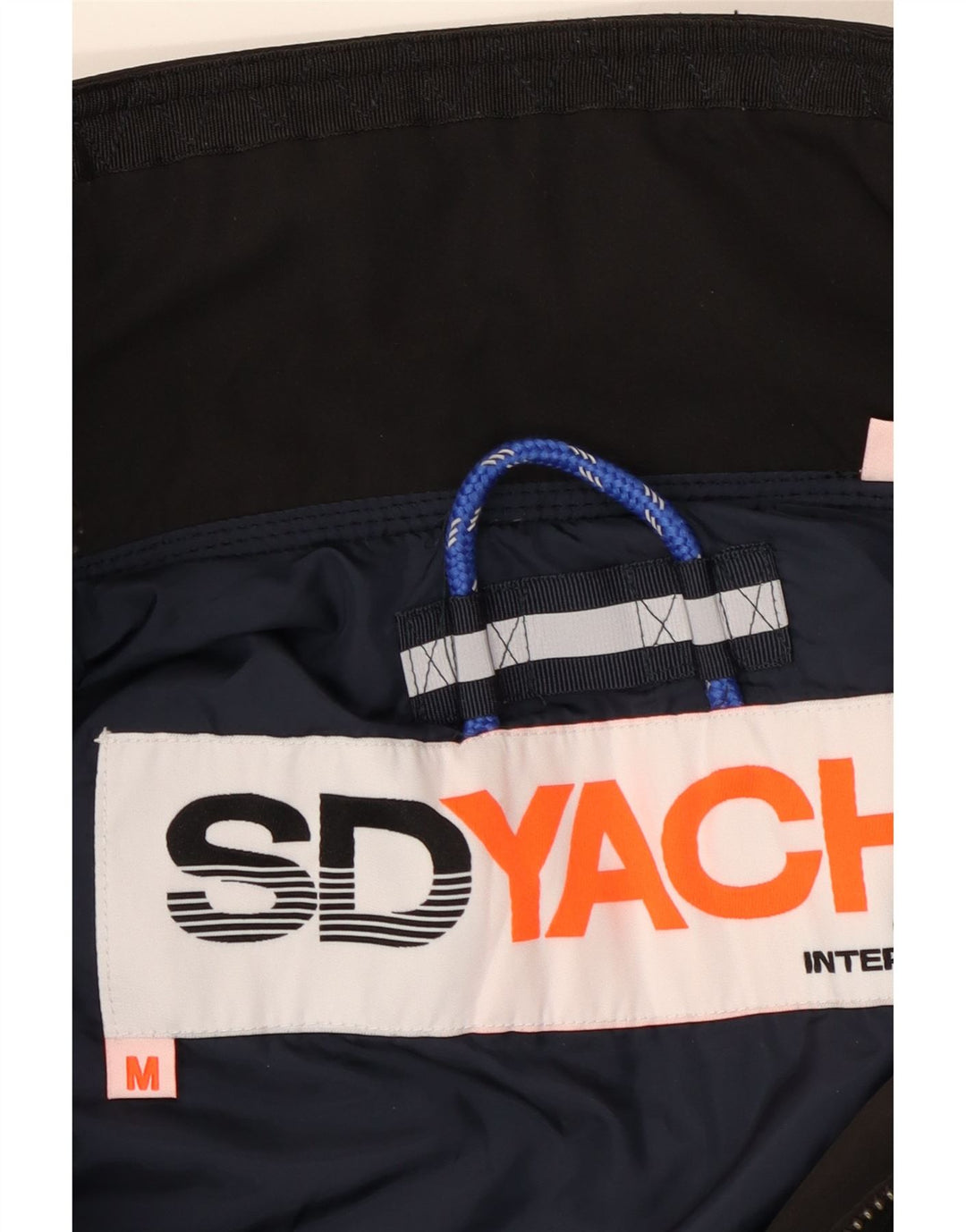 Superdry Mens Graphic Bomber Jacket UK 38 Medium Black Polyester