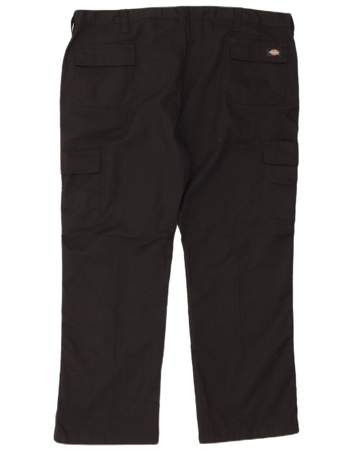 Ανδρικό ίσιο παντελόνι Cargo Dickies W46 L30 Μαύρο πολυεστέρα