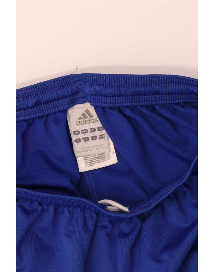 Ανδρικό αθλητικό σορτς Adidas Climalite Graphic από μεσαίο μπλε πολυεστέρα