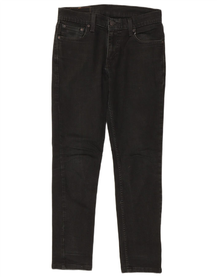 Levi's Mens 511 Slim Jeans W30 L29 Μαύρο βαμβακερό