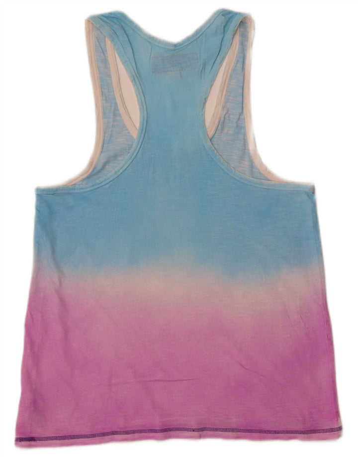 Ανδρικό γραφικό γιλέκο Superdry Μπλουζάκι από βαμβακερό μικρό μπλε χρώμα