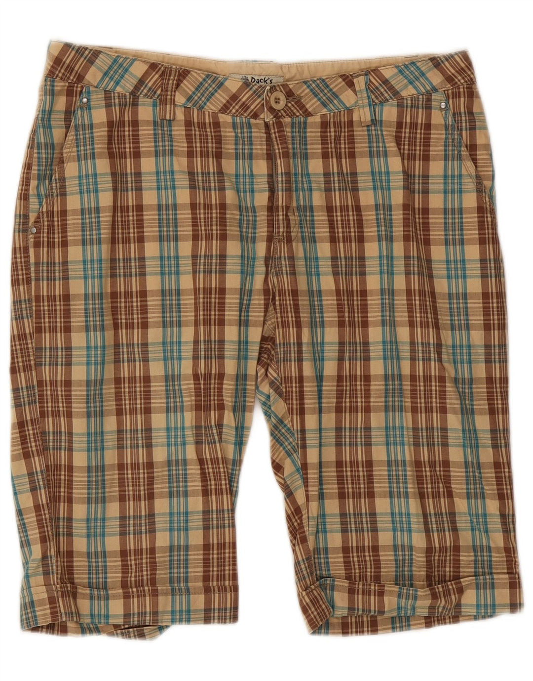 Dack's γυναικείο σορτς Chino IT 46 μεγάλο W32 καφέ βαμβακερό