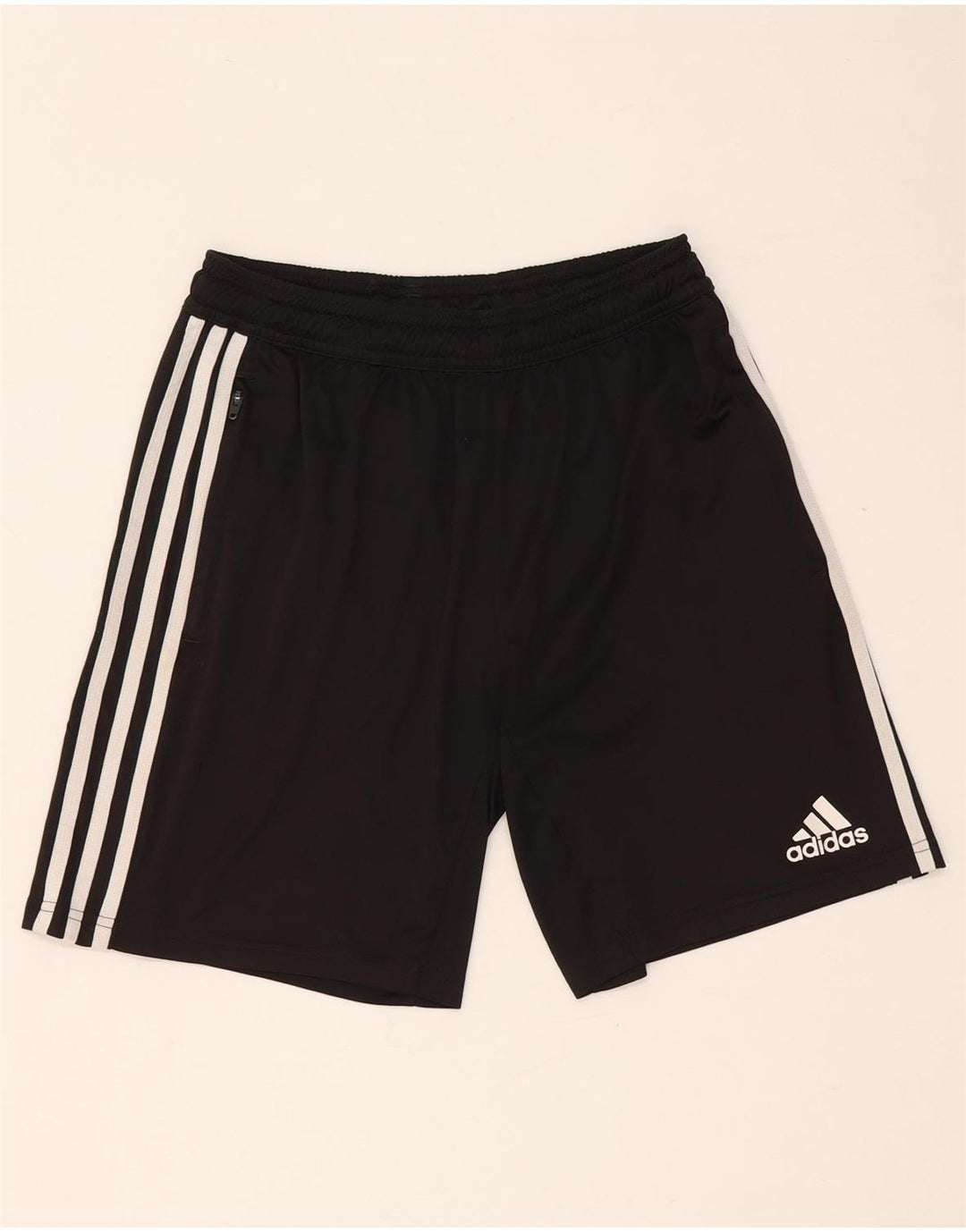 Adidas Boys Climalite σορτς 13-14 ετών μαύρο πολυεστέρα