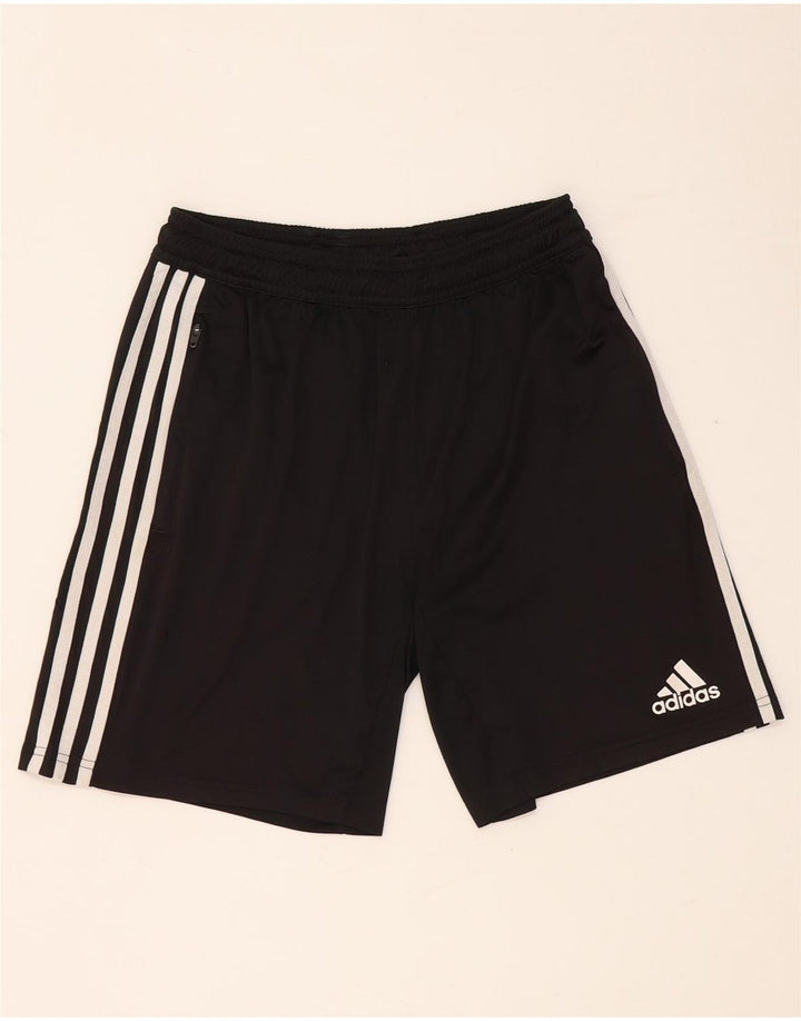 Adidas Boys Climalite σορτς 13-14 ετών μαύρο πολυεστέρα