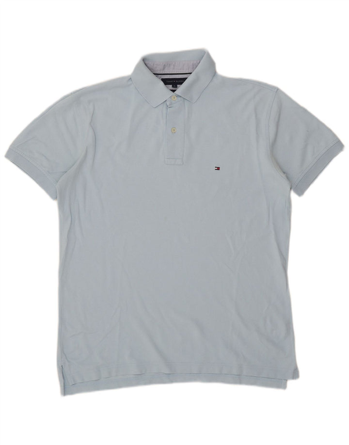Tommy Hilfiger Ανδρικό Πόλο Μπλουζάκι μεγάλο μπλε