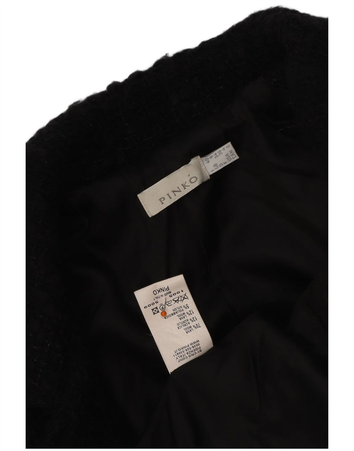 PINKO Γυναικείο σακάκι blazer UK 8 Small Black Wool