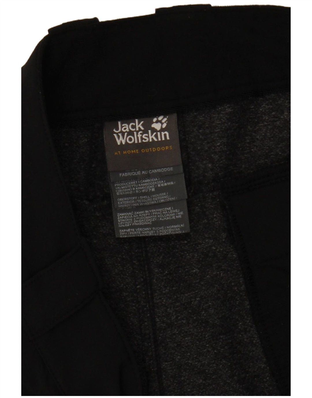 JACK WOLFSKIN Womens Straight Chino Trousers W36 L32 Black Polyamide