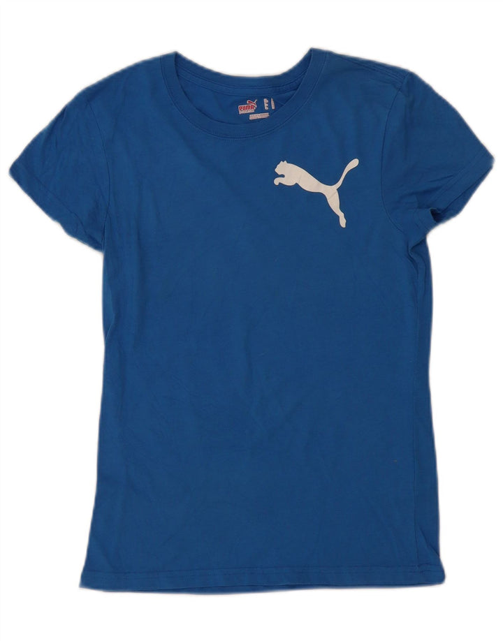 Γυναικείο γραφικό μπλουζάκι PUMA Top UK 10 Small Blue