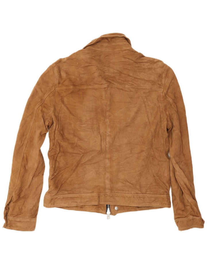 ALL SAINTS Ανδρικό Suede Jacket UK 40 Large Brown Δερμάτινο