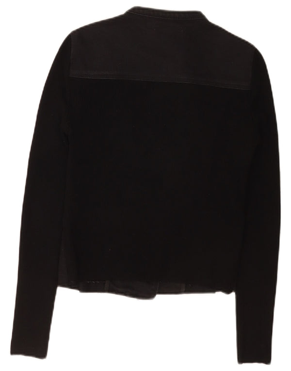 Karen Millen Γυναικείο Crop Biker Jacket US 1 2XS Μαύρο