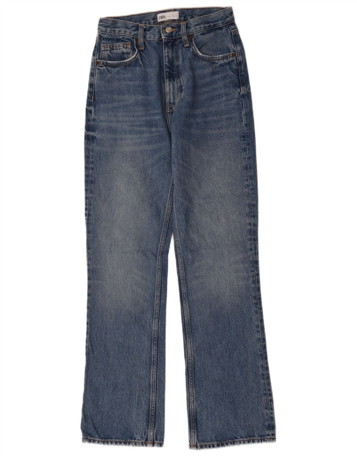 Zara Γυναικείο Bootcut Jeans EU 34 2XS W24 L30 Blue