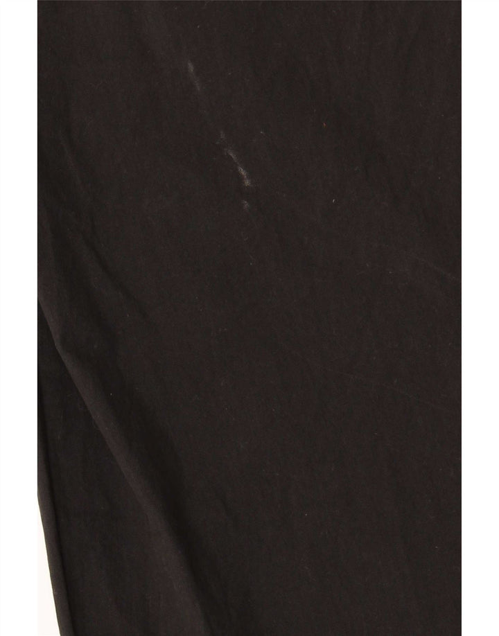 Zara Γυναικείο ίσιο παντελόνι Cargo Medium W28 L25 Μαύρο βαμβακερό