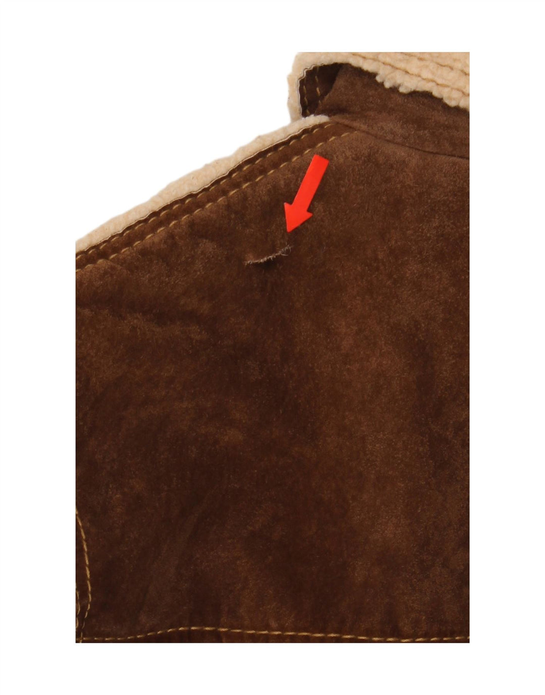 Γυναικείο Shearling Jacket Conbipel IT 48 XL Καφέ Δερμάτινο