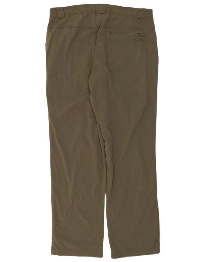 MAMMUT Ανδρικό ίσιο παντελόνι πεζοπορίας IT 54 2XL W36 L32 Khaki Nylon