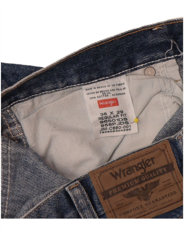 Ανδρικό τζιν Wrangler Regular Fit ίσιο W36 L29 Μπλε