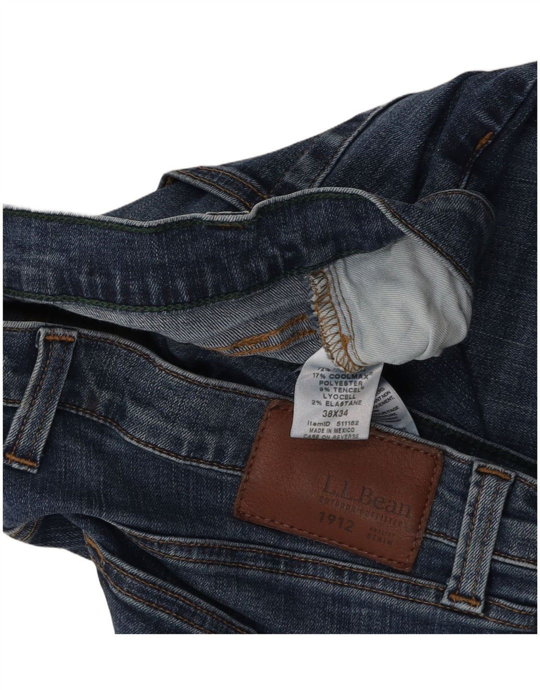 L.L.BEAN Ανδρικό Slim Jeans W38 L34 Μπλε Βαμβακερό