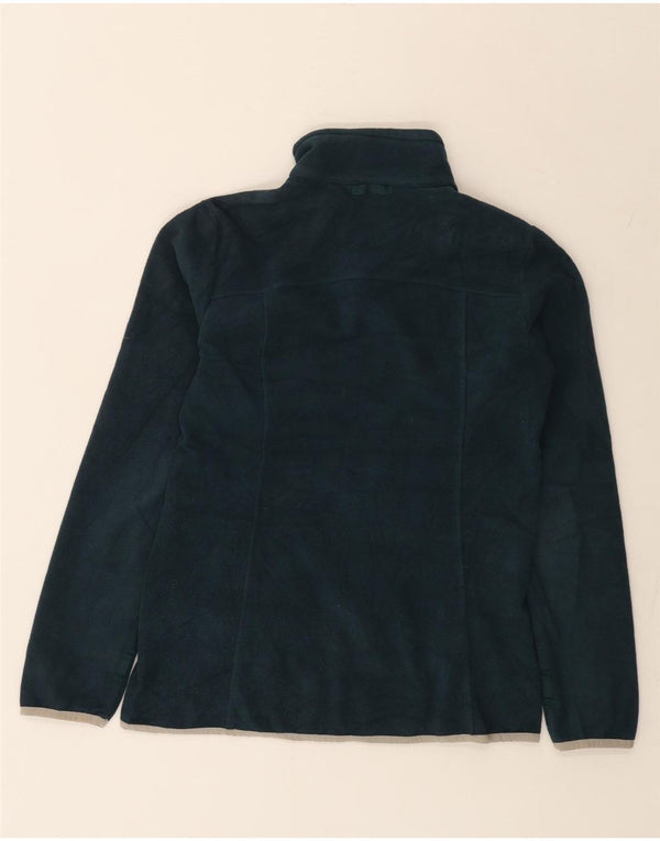 Eddie Bauer Γυναικείο Fleece Jacket UK 12 Medium Navy Blue Polyester