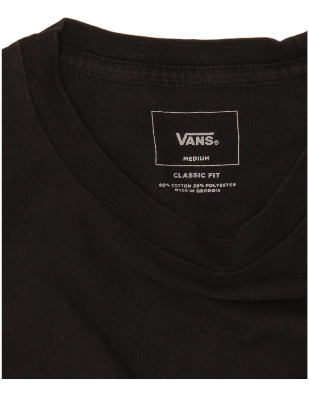 Ανδρικό μπλουζάκι VANS Classic Εφαρμογή Τοπ μεσαίου γκρι χρώματος βαμβακερό