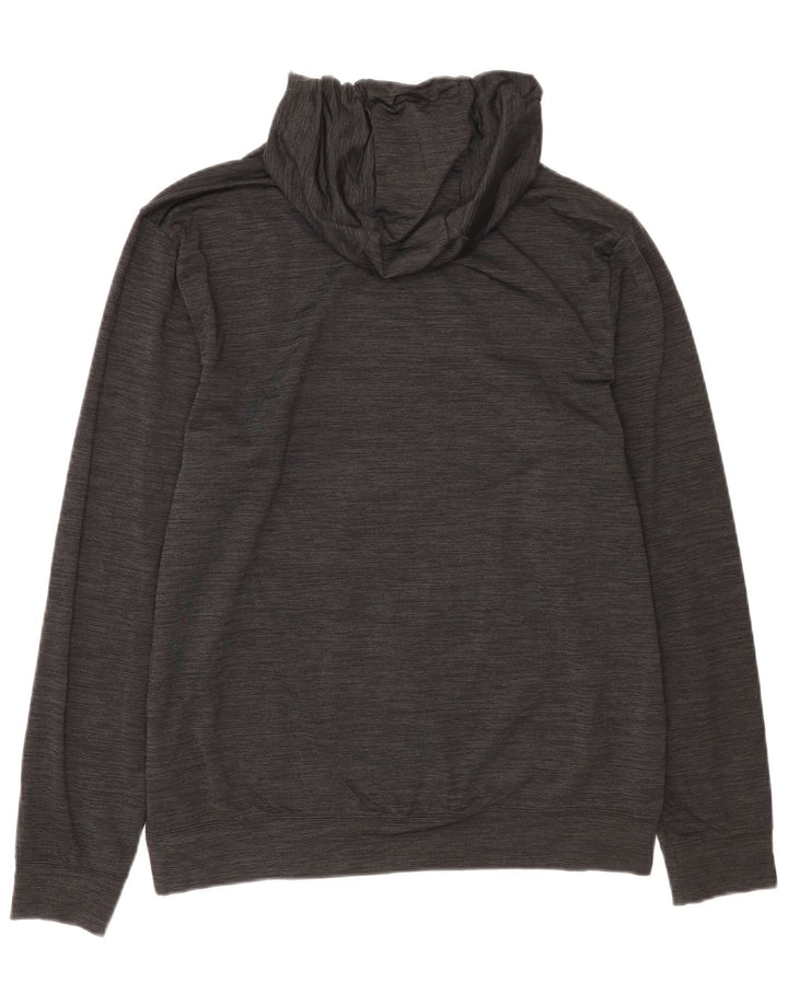 Ανδρικά κουκούλα Puma, μεγάλο μαύρο πολυεστέρα