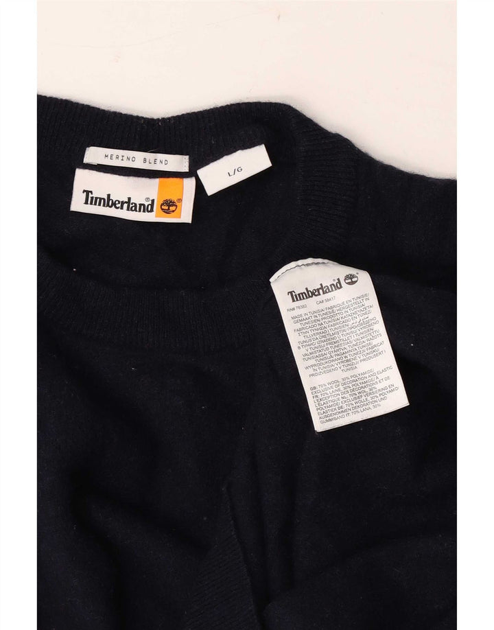 Ανδρικό πουλόβερ Timberland Crew Neck Jumper Μεγάλο Μαλλί Navy
