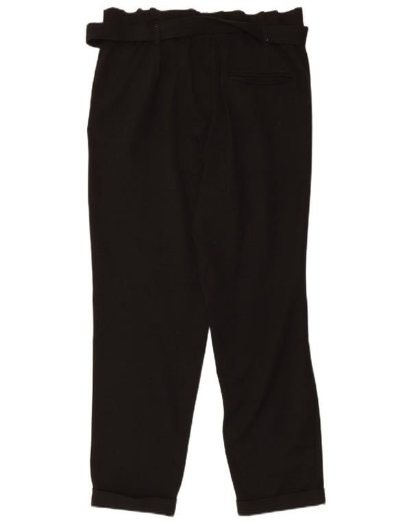 Zara Γυναικείο Tapered Cropped Παντελόνι Medium W28 L25 Μαύρο