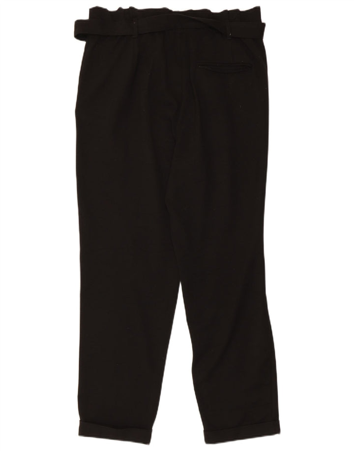 Zara Γυναικείο Tapered Cropped Παντελόνι Medium W28 L25 Μαύρο