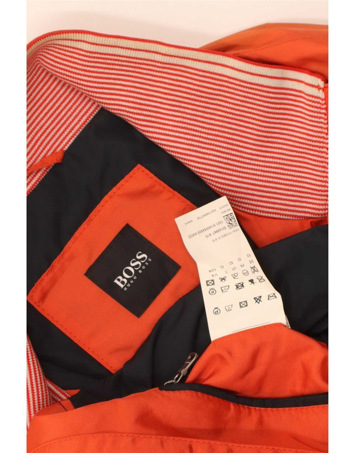 Ανδρικό μπουφάν Hugo Boss Crop Bomber EU 52 XL Orange Polyamide