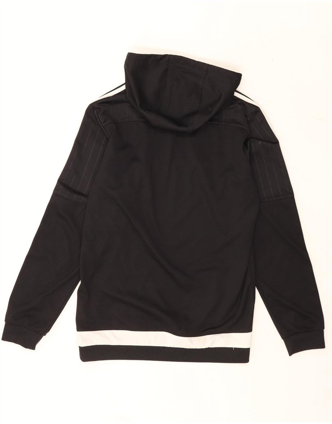 Adidas Ανδρικό Hoodie Jumper Small Black Colourblock Πολυεστέρας