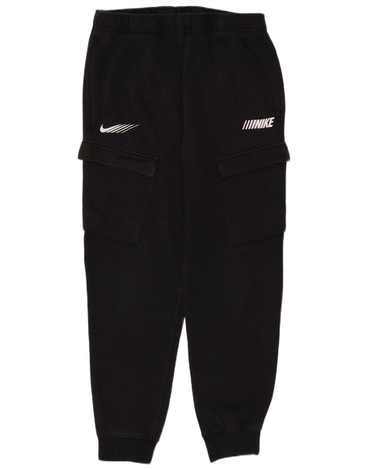 Ανδρικές φόρμες Nike Graphic Cargo Παντελόνια Joggers Μεσαίο μαύρο βαμβακερό