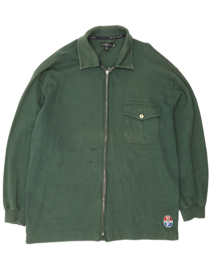 Ανδρική φόρμα Belfe & Belfe Top Jacket 2XL Πράσινο βαμβακερό